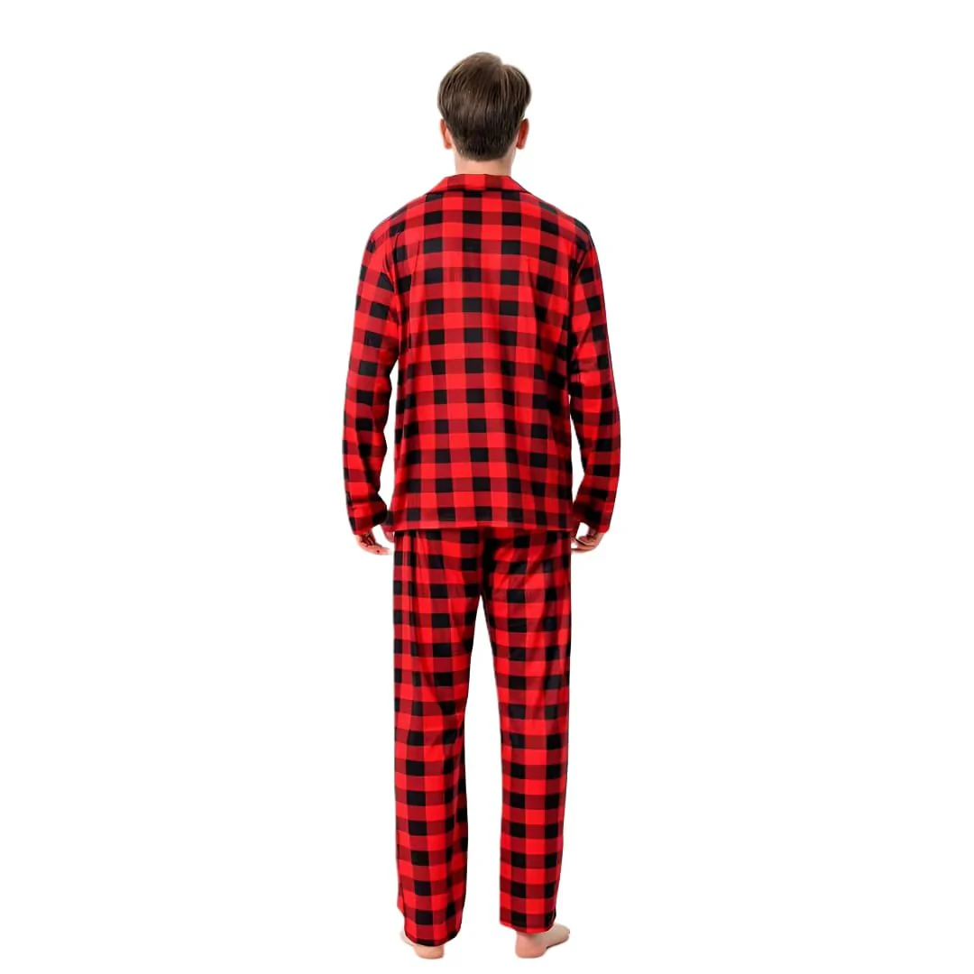 Blake & Mia – Cozy Plaid Pajama Set