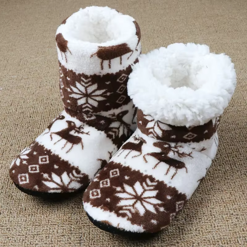 Caroline – Cozy Winter Fur Slippers