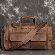 Retro Leather Travel Bag