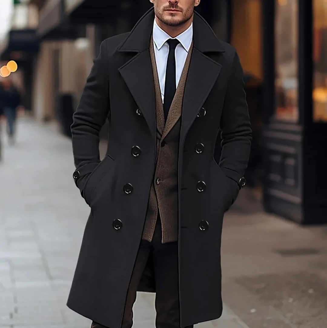 Zack - Double-Breasted Wool Coat