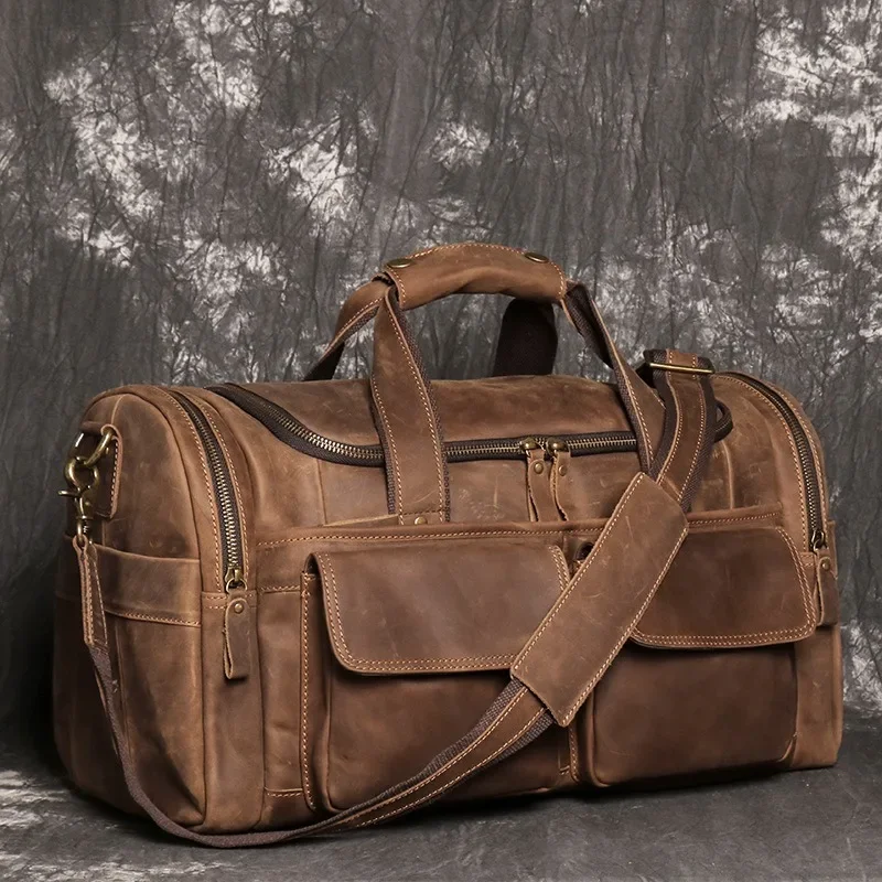 Retro Leather Travel Bag