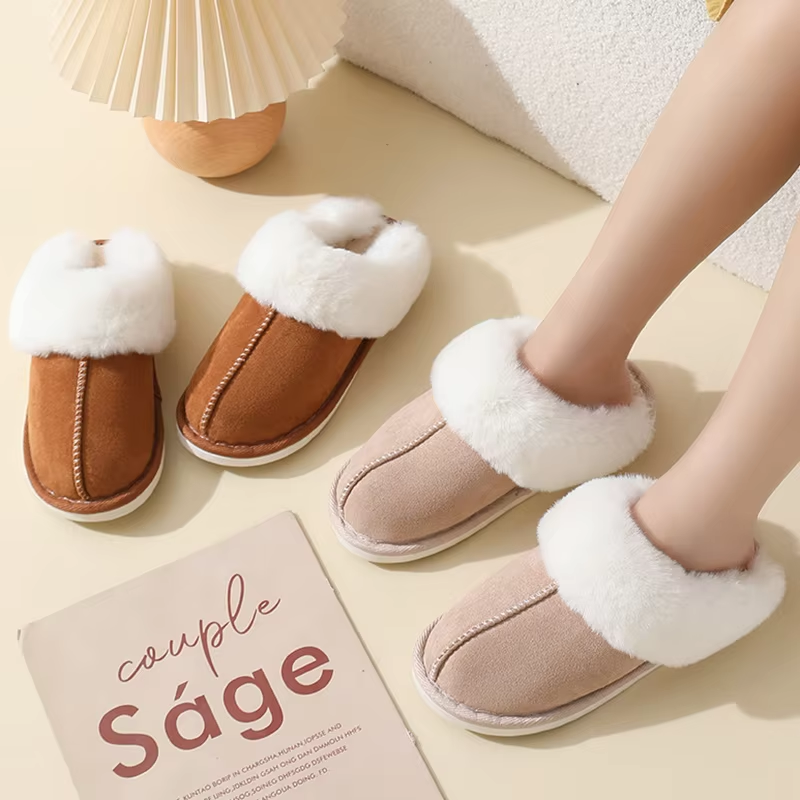 Mica – Winter Cozy Faux Fur Slippers