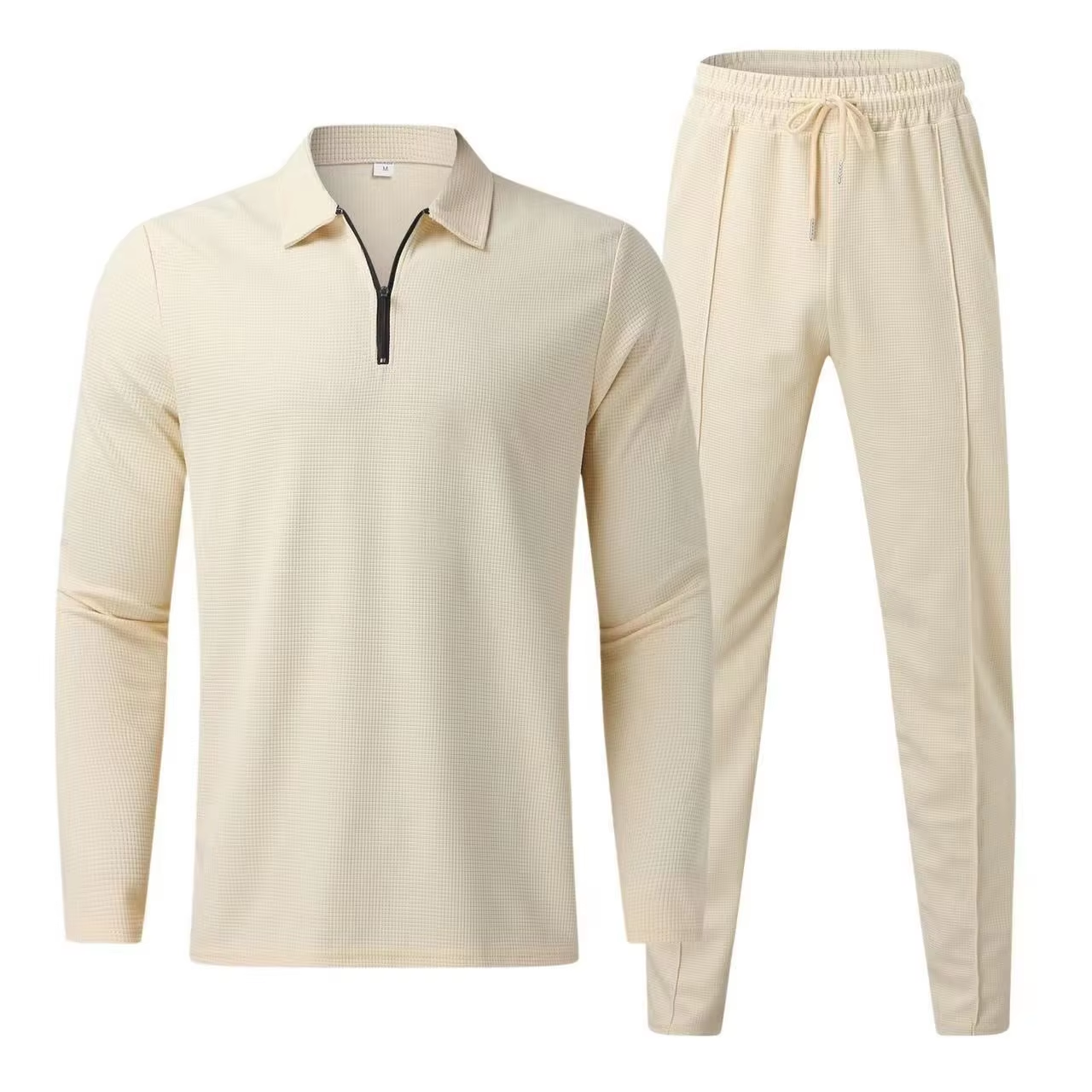 Ethan – Solid Polo & Pants Set