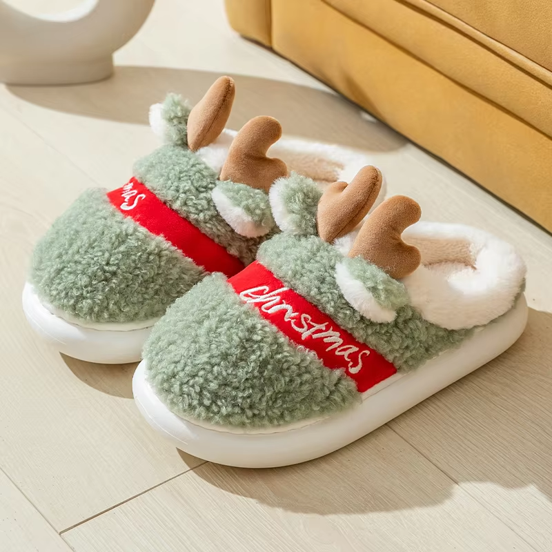 Ethan & Ava – Deer Antler Slippers