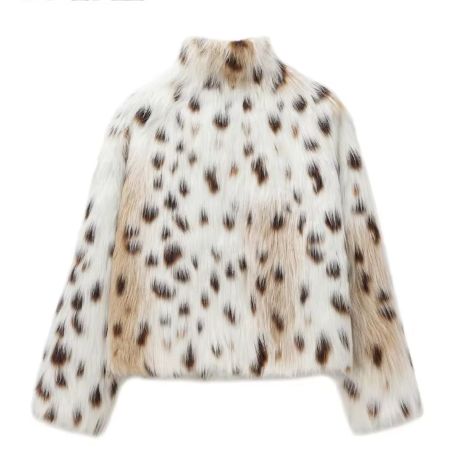 Elza – Leopard Faux Fur Coat