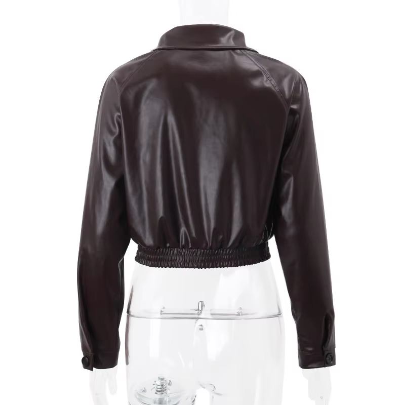 Karen – Vintage Wine Red Leather Jacket