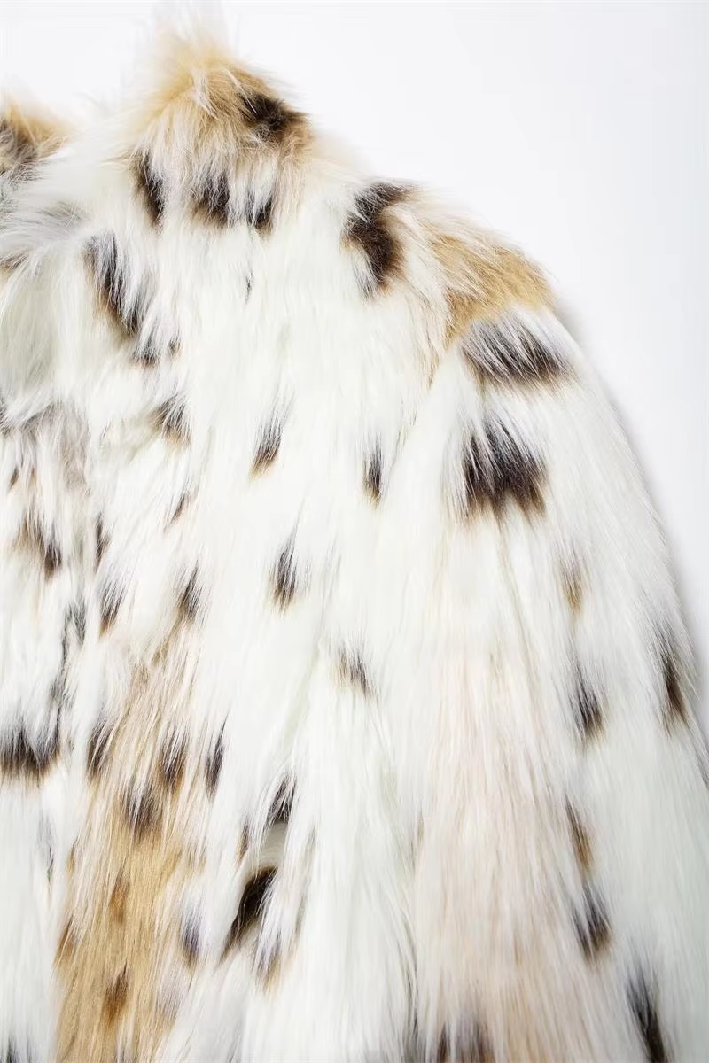 Elza – Leopard Faux Fur Coat