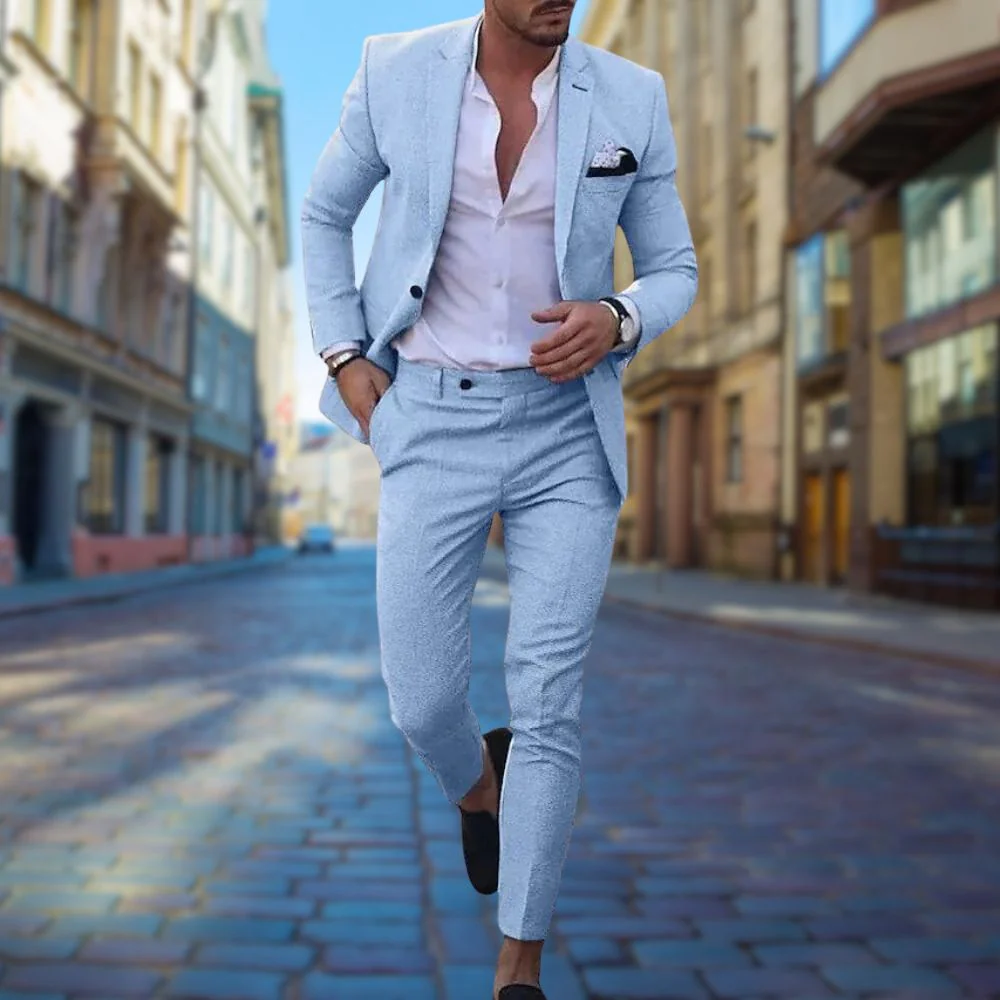 Argus - Linen Tuxedo Suit