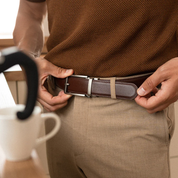 Leather Click Belt