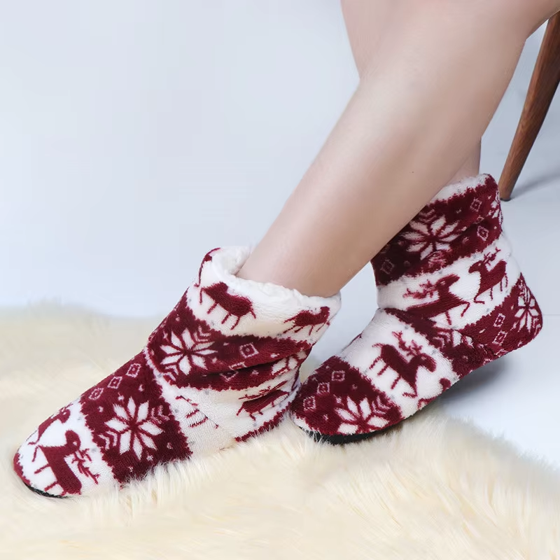 Caroline – Cozy Winter Fur Slippers