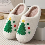 Liam & Lily – Christmas Tree Fluffy Slippers