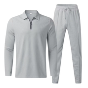 Ethan – Solid Polo & Pants Set