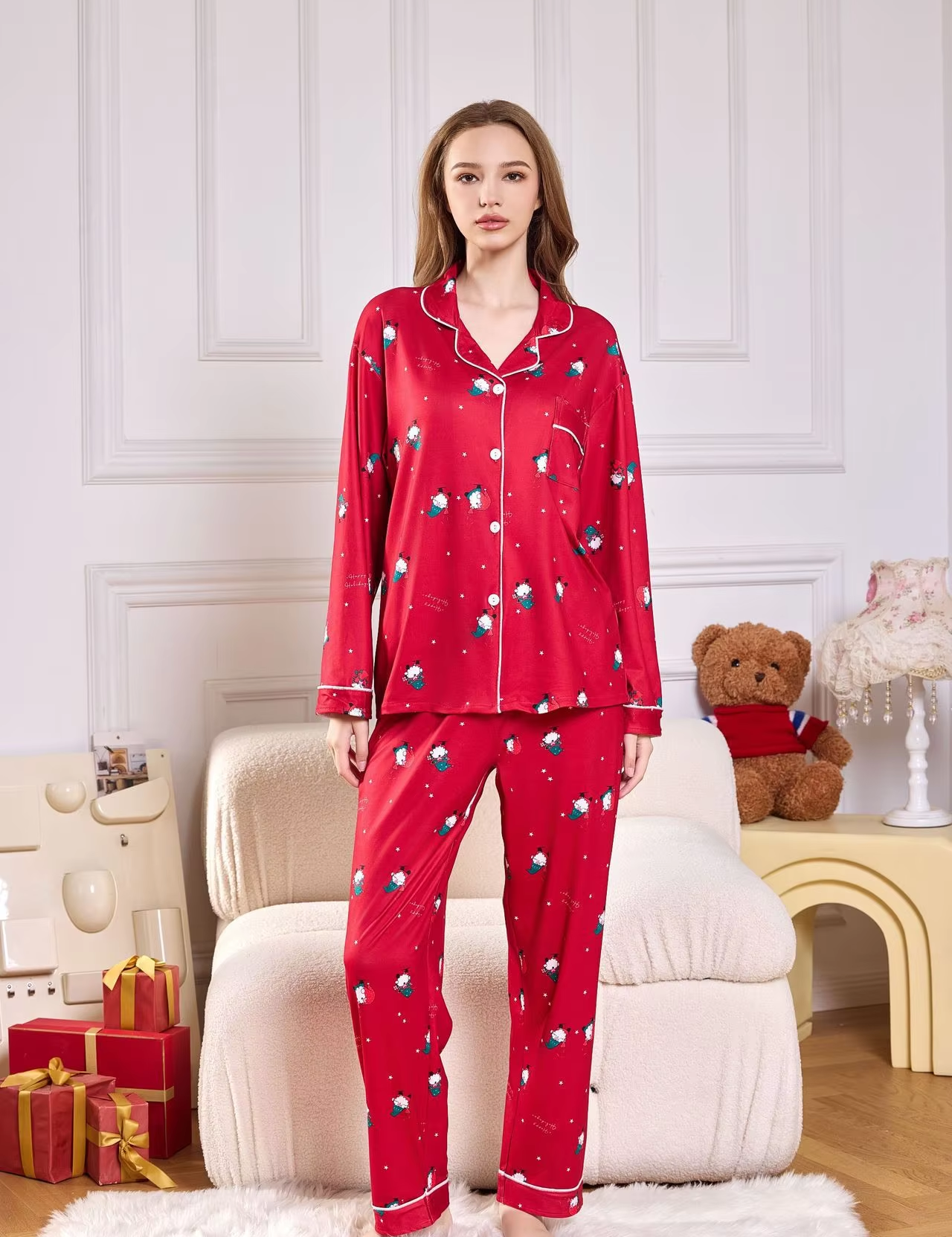 Fiona – Festive Christmas Pajama Set