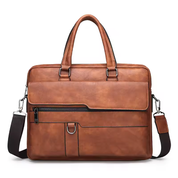 Leather Laptop Briefcase Bag