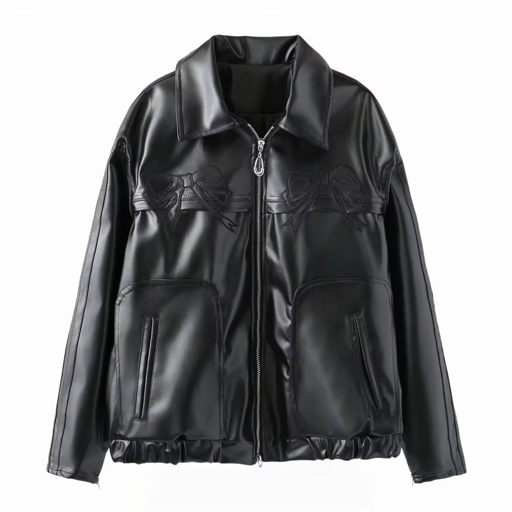 Jessa – Retro French Leather Jacket