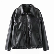 Jessa – Retro French Leather Jacket