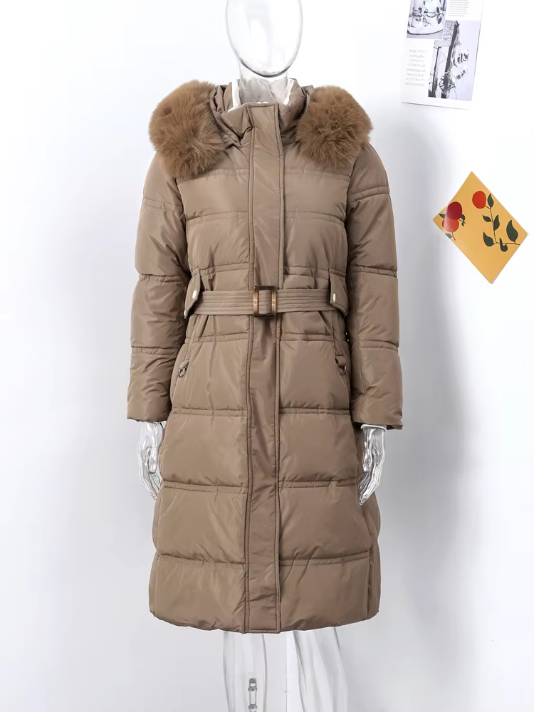 Cecelia – Elegant Cotton Padded Down Coat