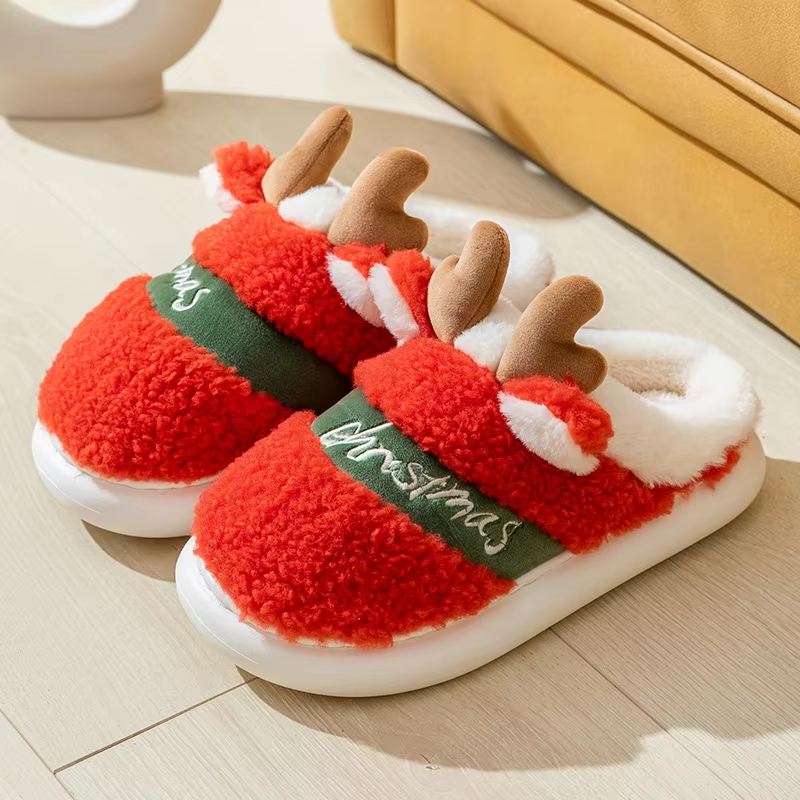 Ethan & Ava – Deer Antler Slippers