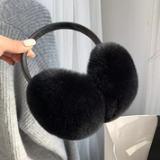 Aria – 100% Rex Rabbit Fur Earmuffs