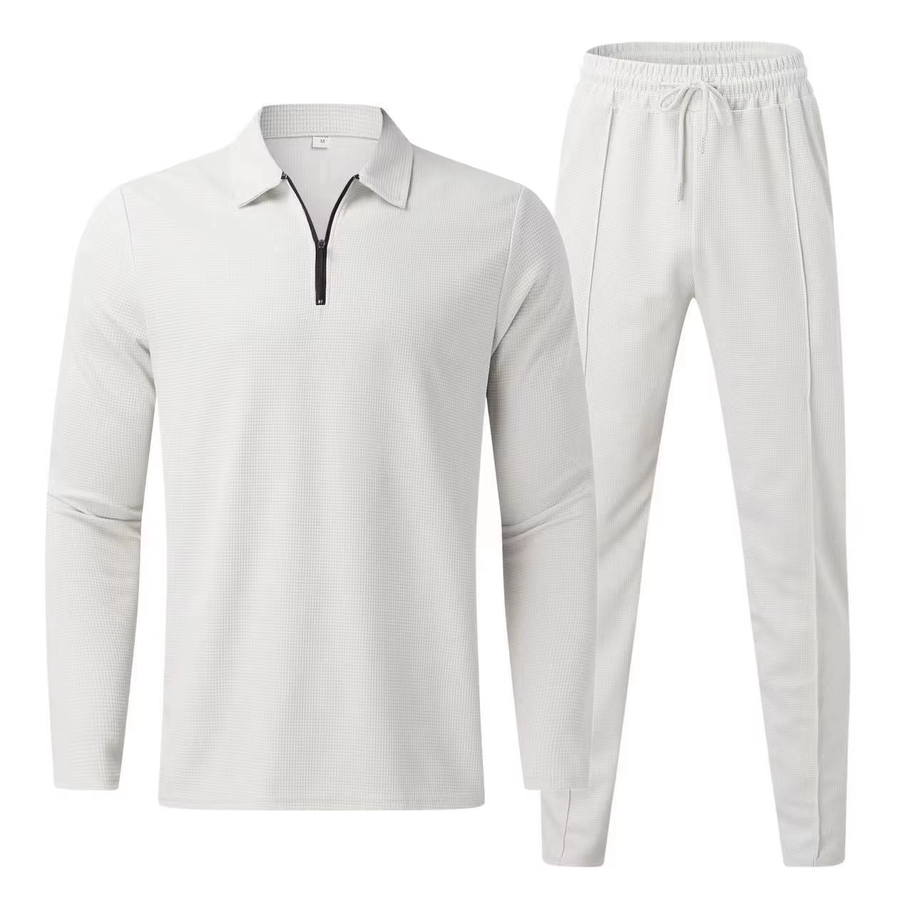 Ethan – Solid Polo & Pants Set