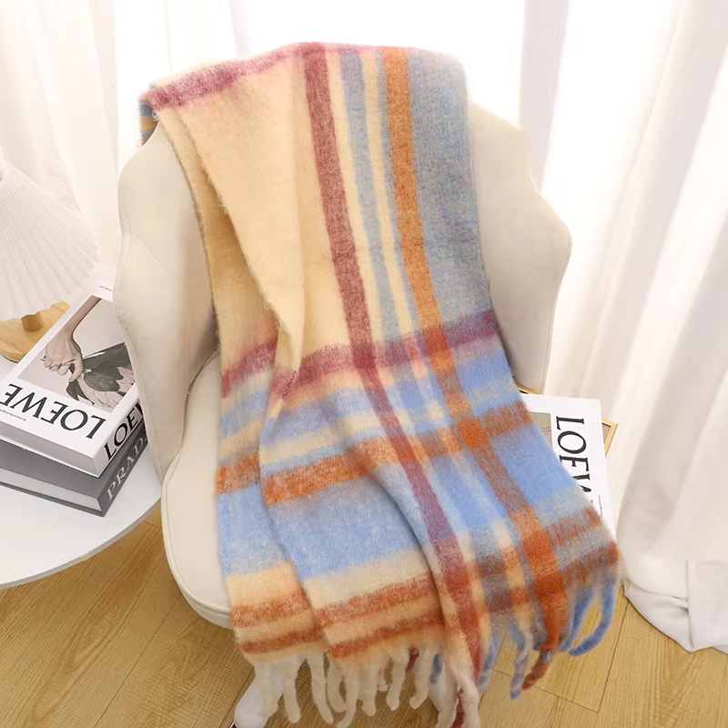 Plaid Luxury Cashmere Scarf