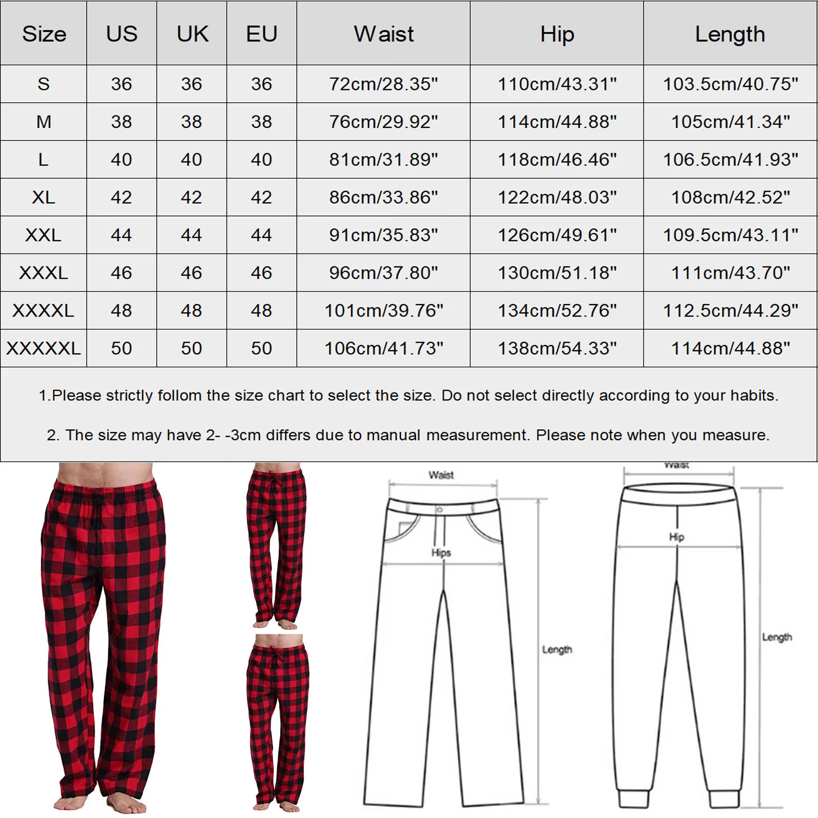 Andrew – Cozy Plaid Pajama Pants