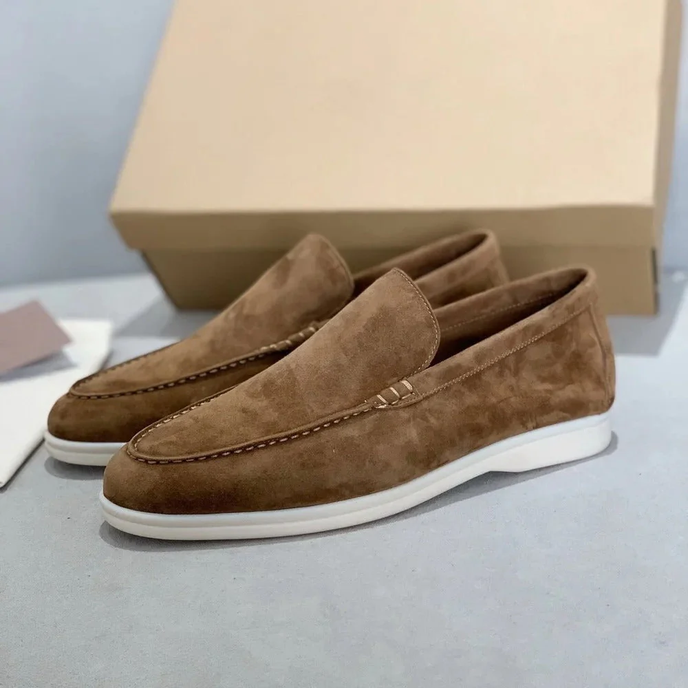 Raymond - Suede Pointed Loafers