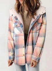 Hazel – 2024 Plaid Woolen Coat