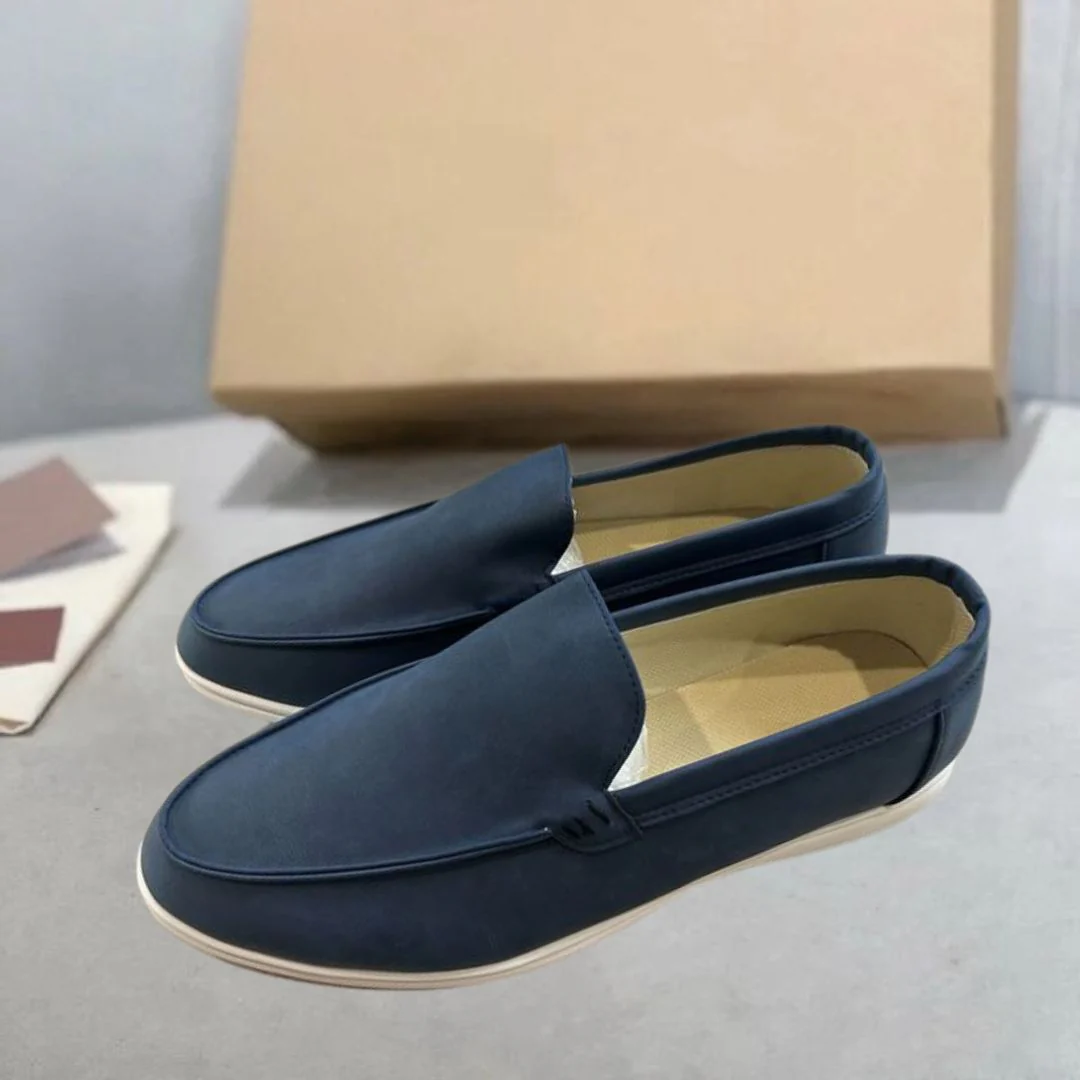 Raymond - Suede Pointed Loafers