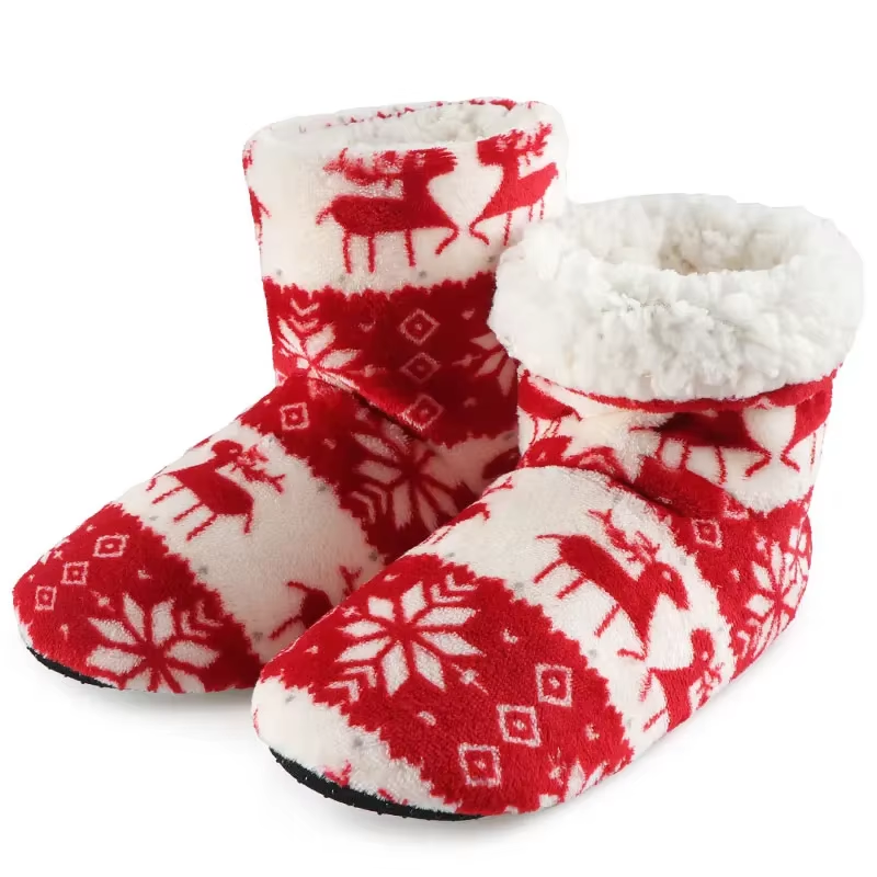 Caroline – Cozy Winter Fur Slippers