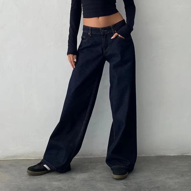 Emily – Aesthetic Low-Rise Jeans