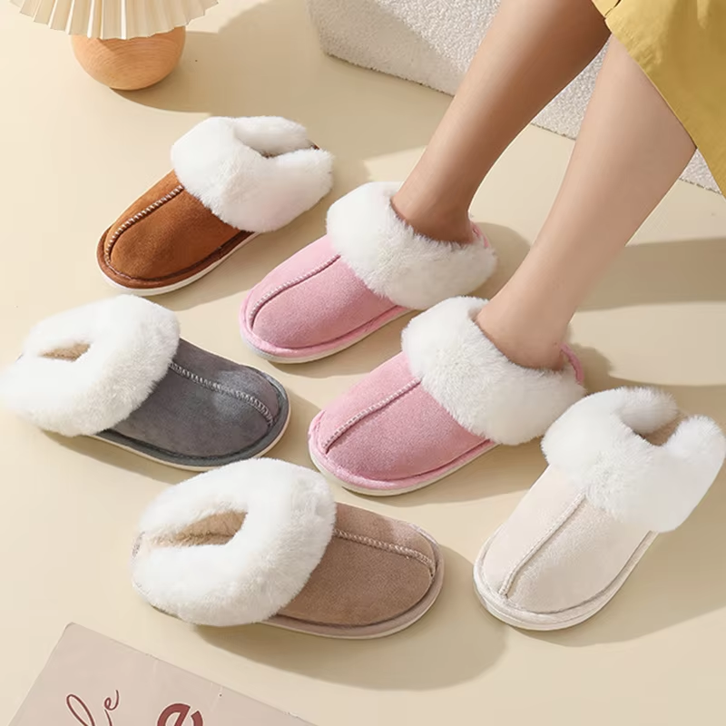 Mica – Winter Cozy Faux Fur Slippers