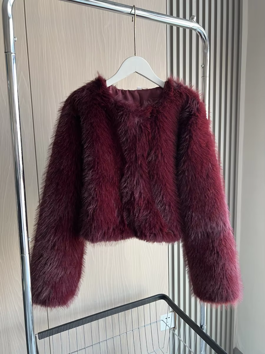 Adriana – Winter Vintage Faux Fur Jacket