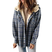 Hazel – 2024 Plaid Woolen Coat