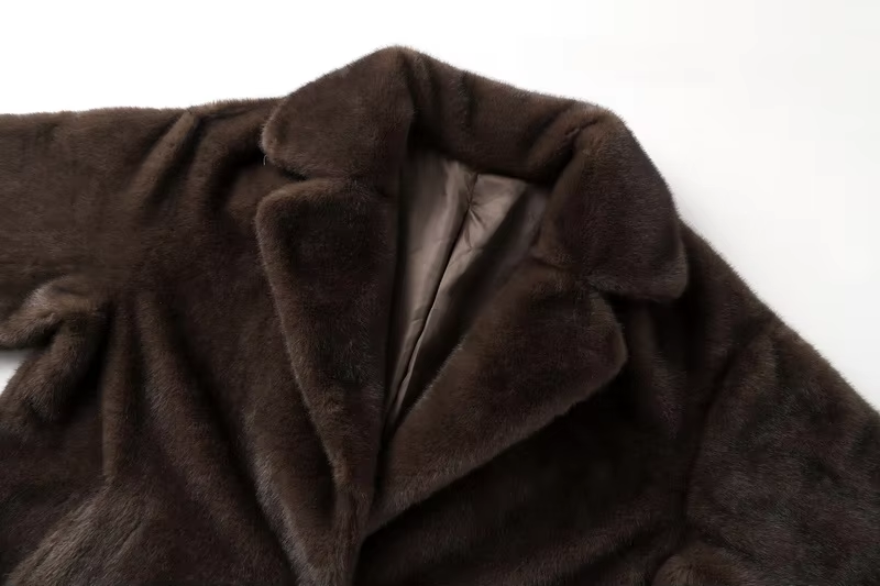 Serena – Luxury Faux Mink Fur Coat