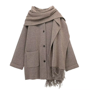 Arian – Knitted Coat & Scarf Set