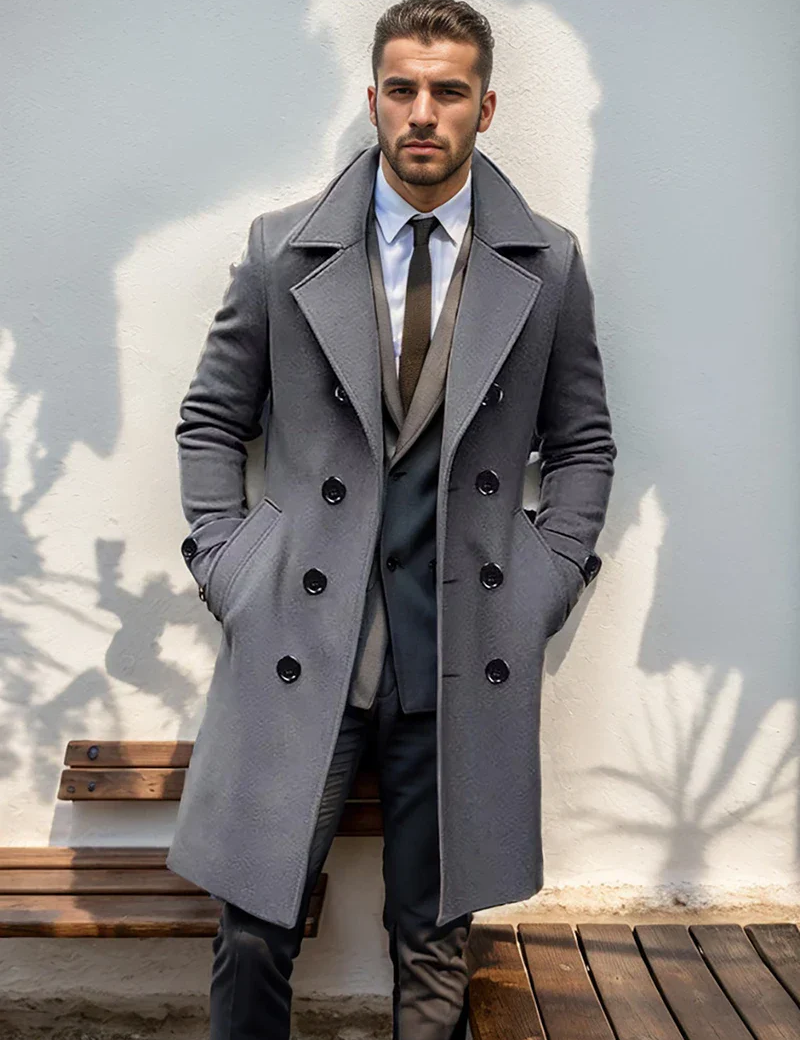 Zack - Double-Breasted Wool Coat