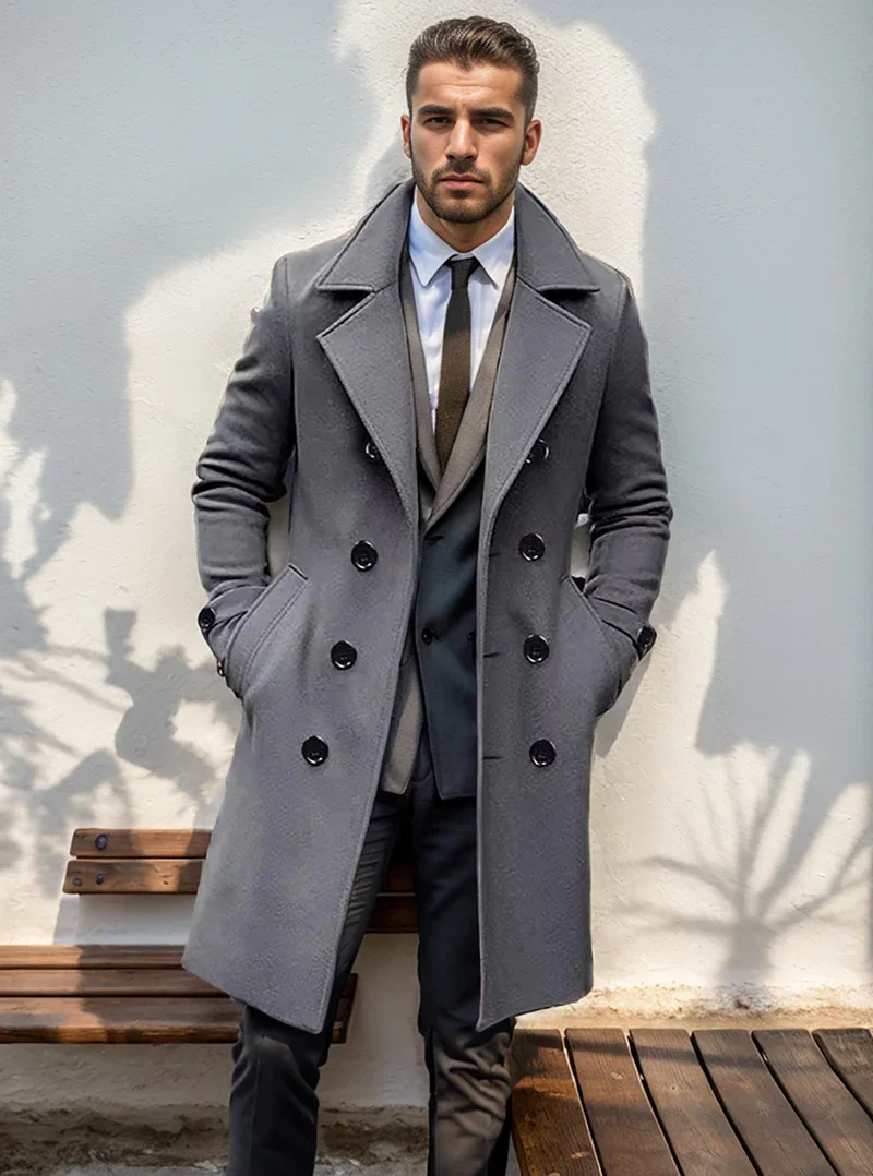 Zack - Double-Breasted Wool Coat