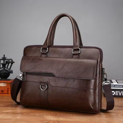 Leather Laptop Briefcase Bag