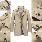 Charlie - Vintage Cotton Trench Coat