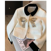 Lyca – Beaded Bow Winter Jacket