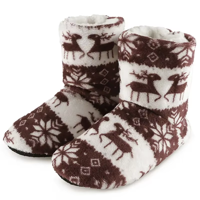 Caroline – Cozy Winter Fur Slippers